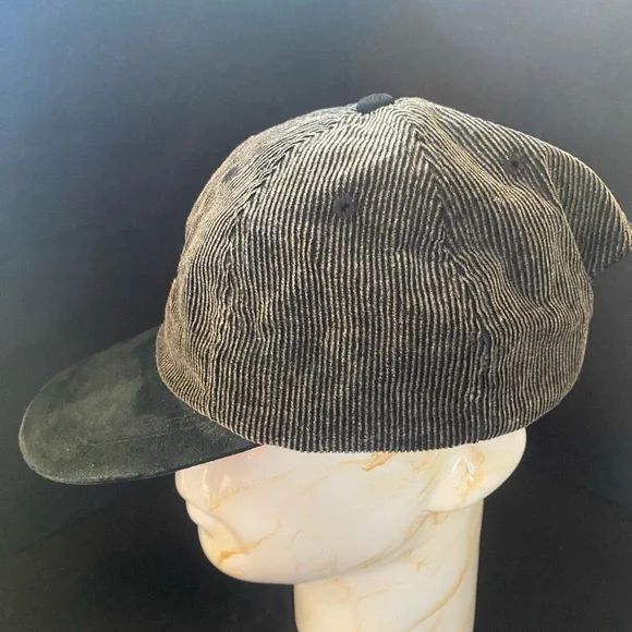 Vintage 90s Y2K Alaska Embroidered Corduroy Suede Adjustable Unisex Casual - Picture 2 of 6